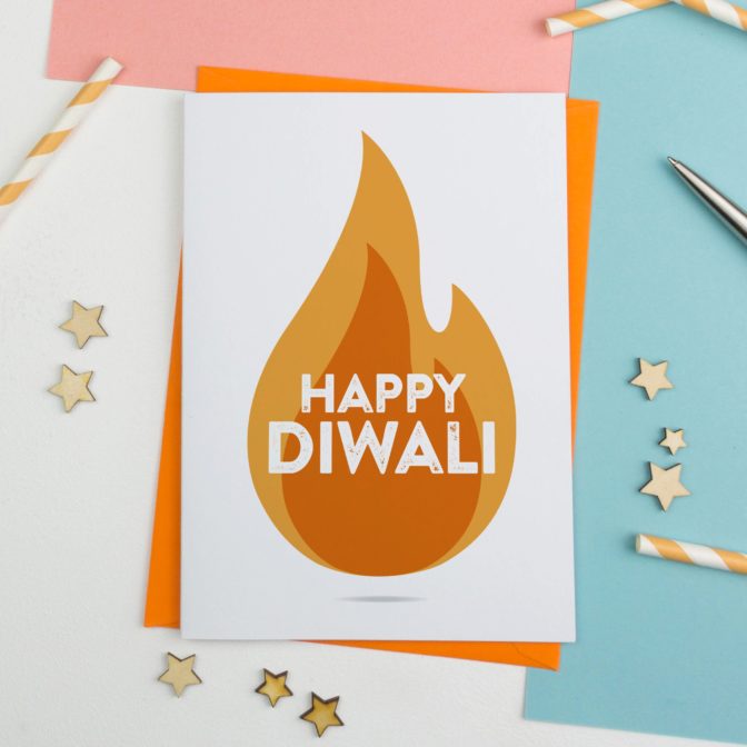 Happy Diwali Greeting Card