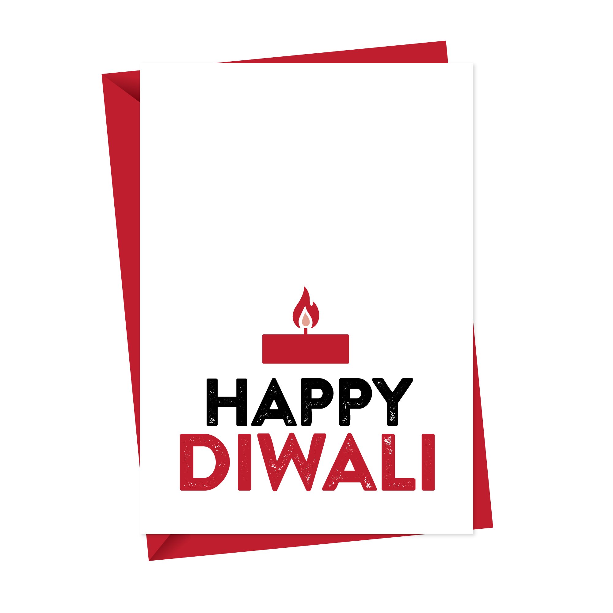 Happy Diwali Flame Card