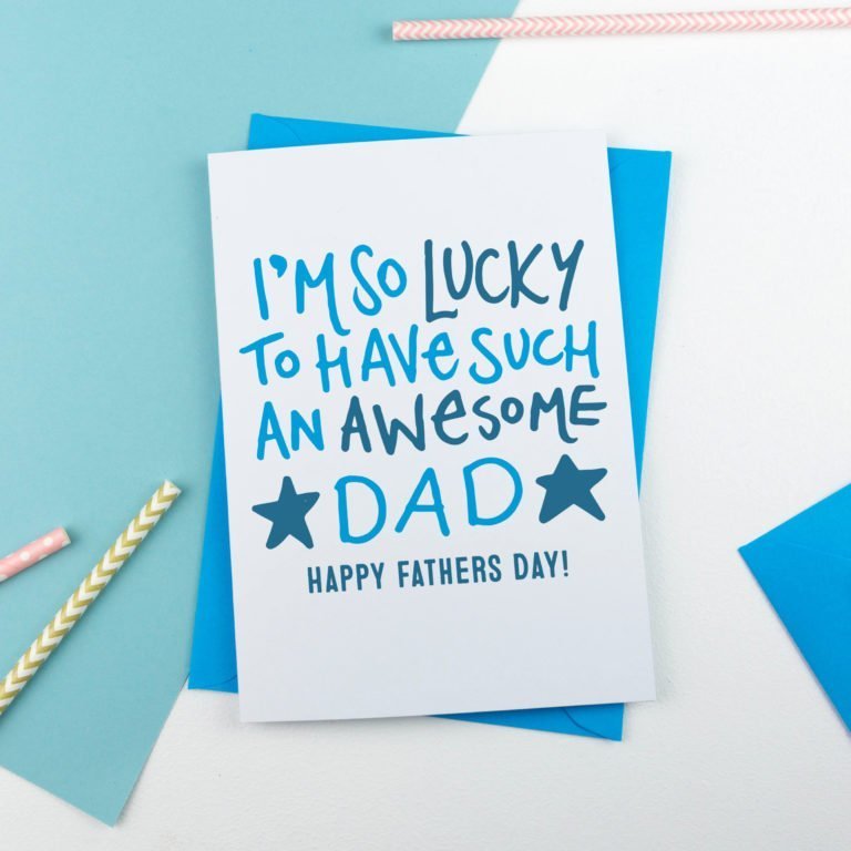 Awesome Day Fathers Day Card