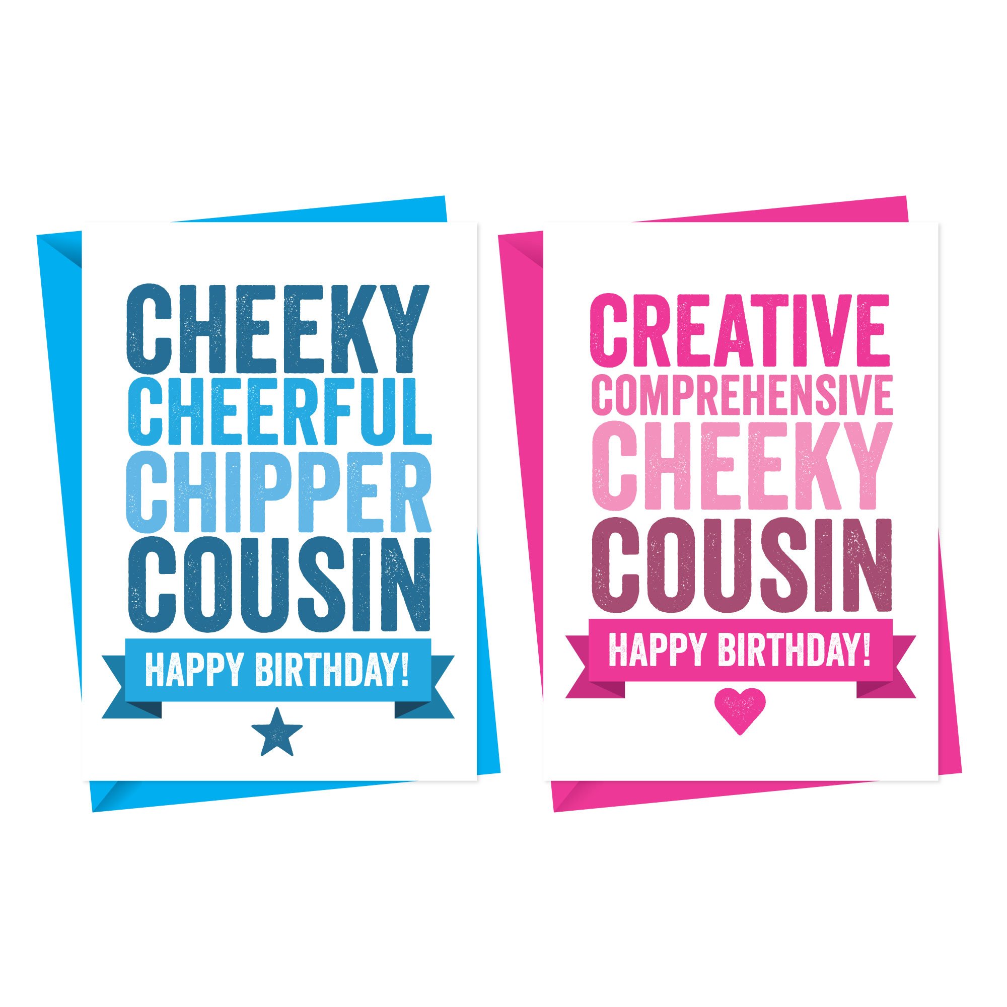 Personalised Cousin Birthday Card