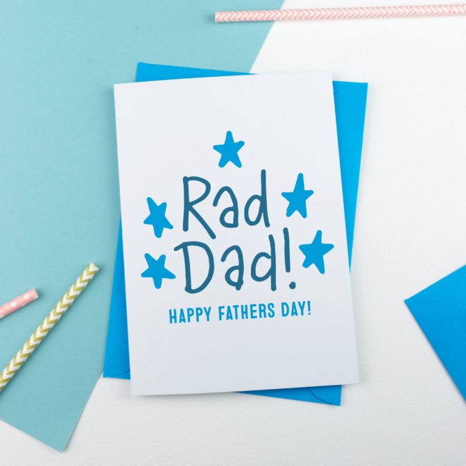 Rad Dad Fathers Day Card