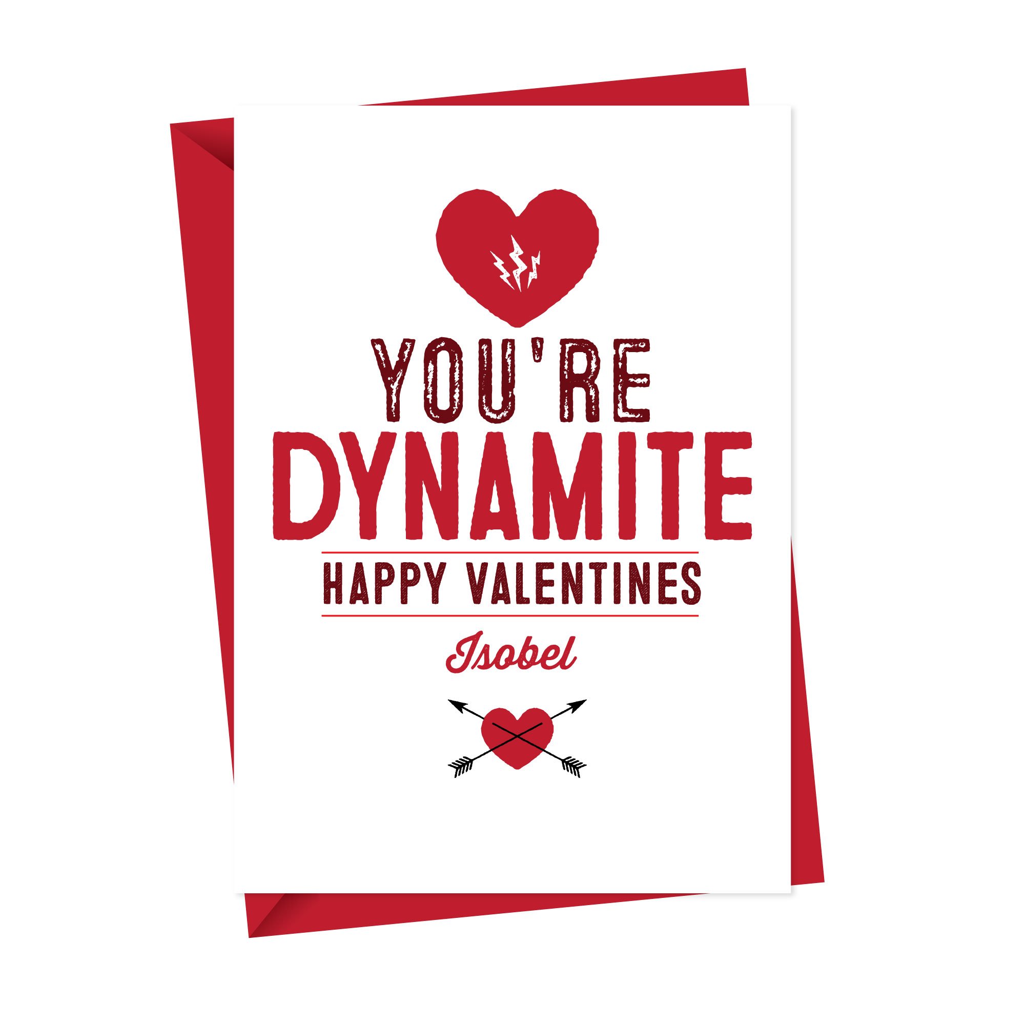 Valentines Day Card - You are dynamite