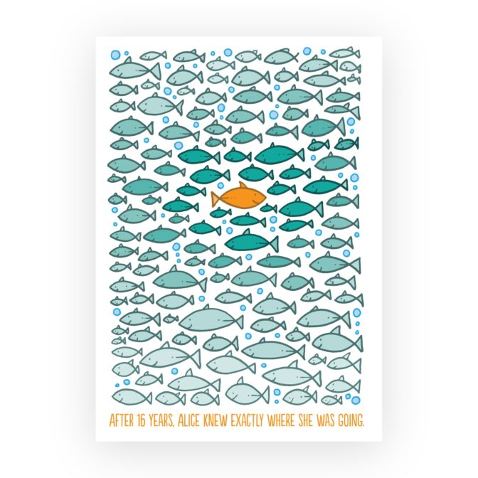 Personalised Fishes Print