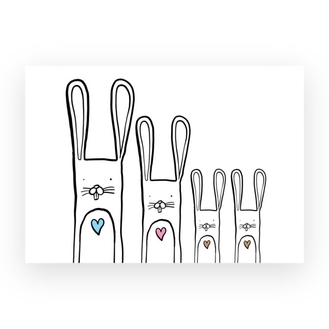 Bunny-Personalised-Print