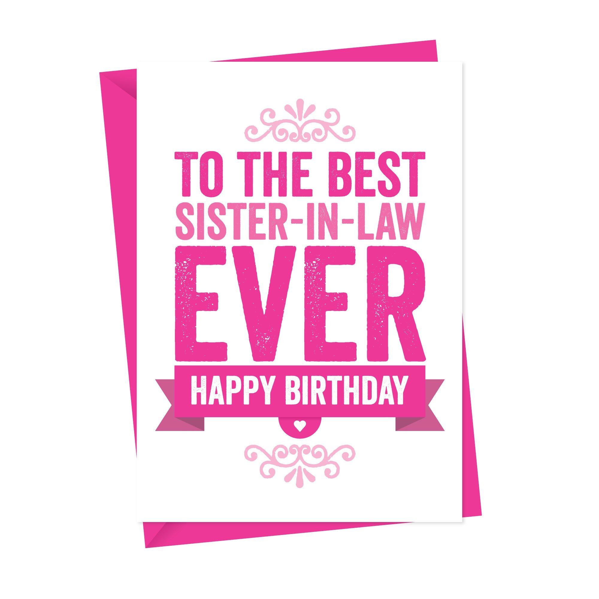 Sister in Law birthday card | birthday card | greetings card | unique card