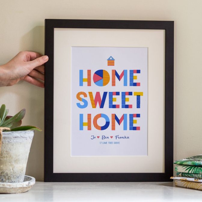 Home-Sweet-Home-Personalised-Gift-Print-Black-Frame