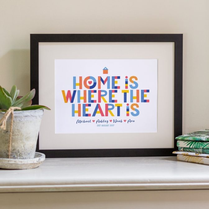 Home-is-where-the-heart-is-Family-print-black-frame
