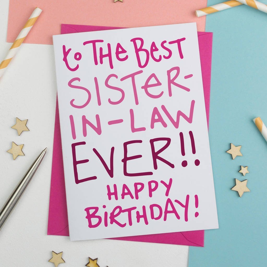 27 Sister In Law Birthday Wishes Images - Wish Me On