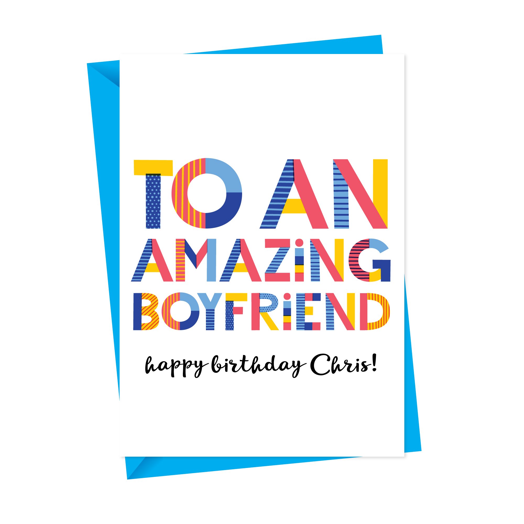 amazing boyfriend card