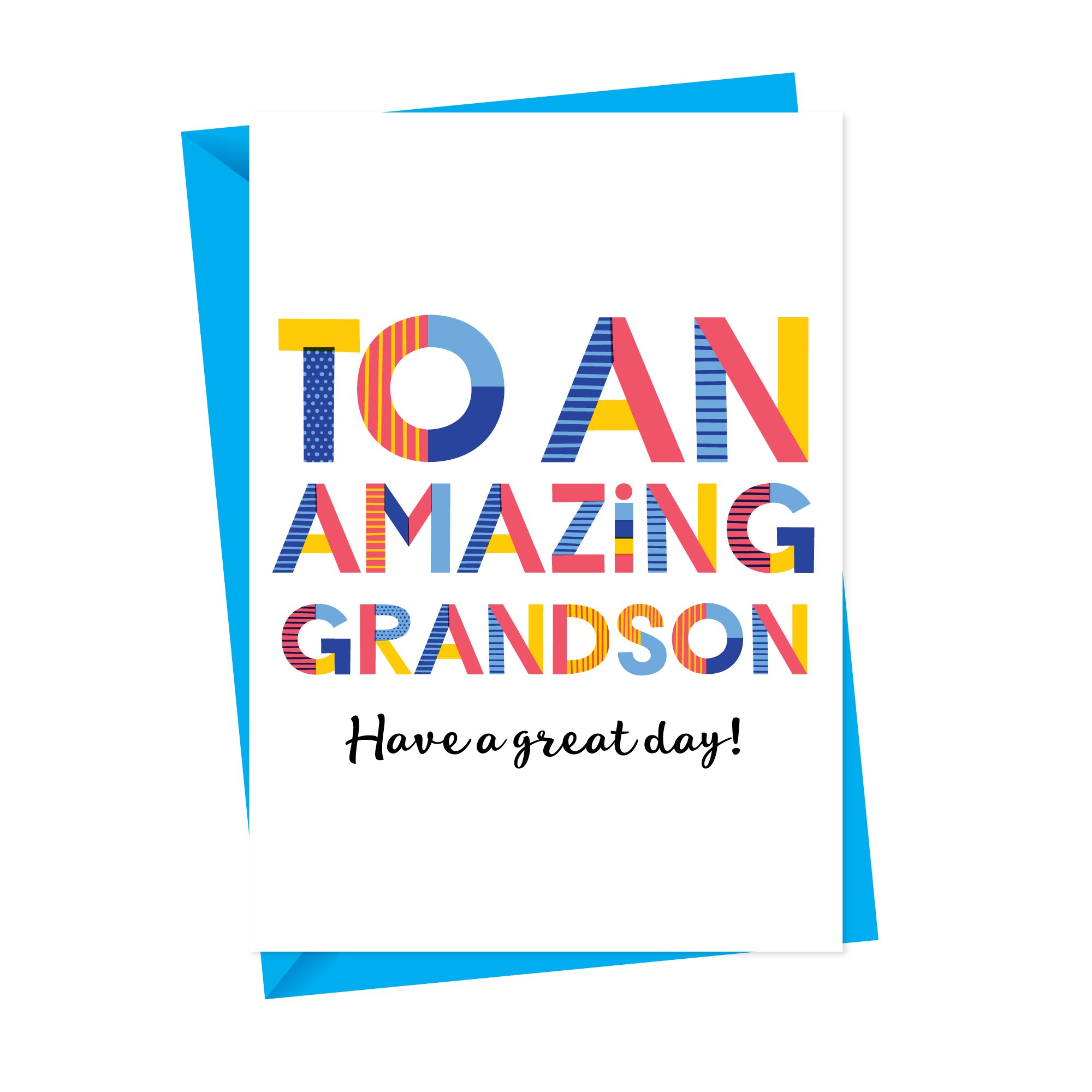 amazing grandson card