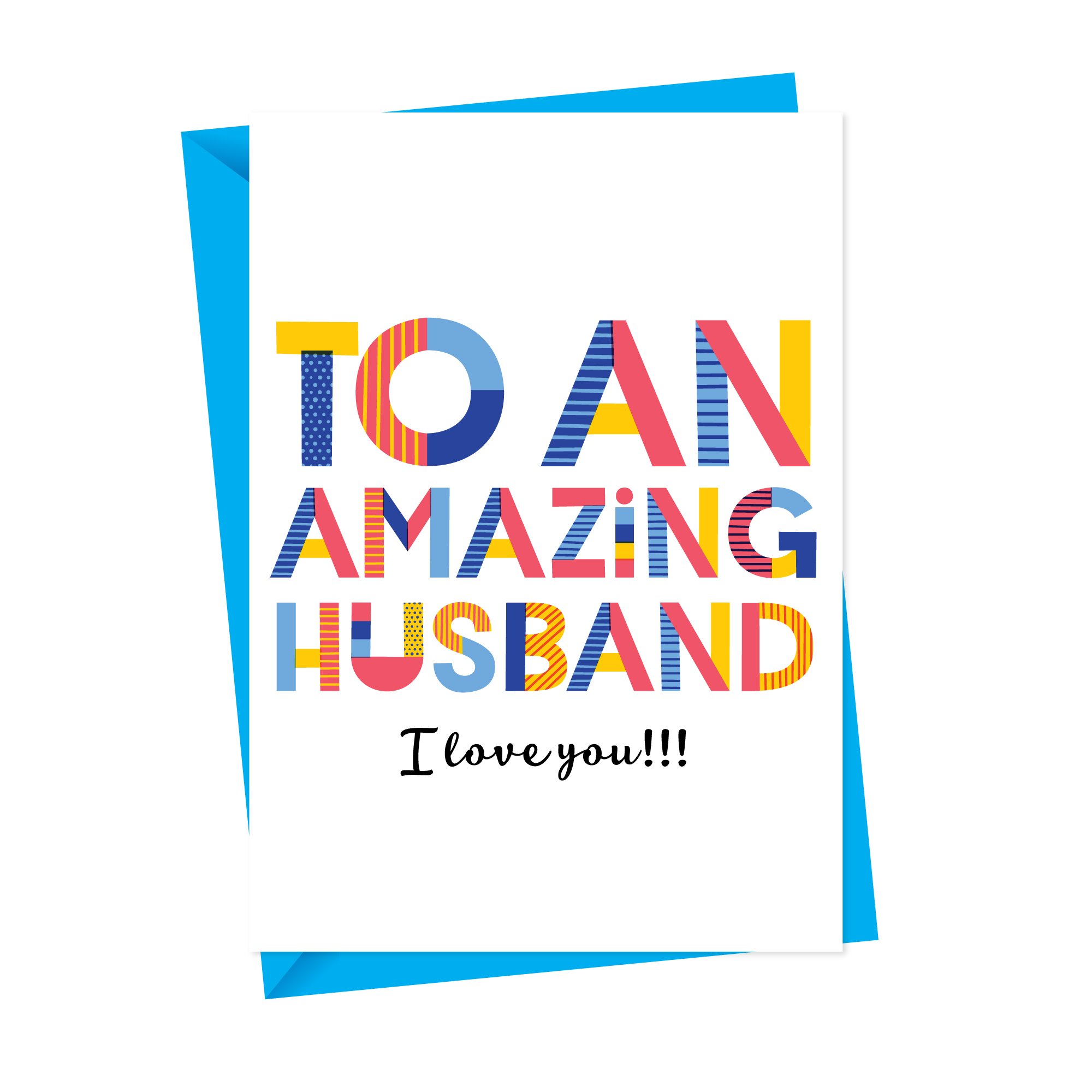 amazing husband card