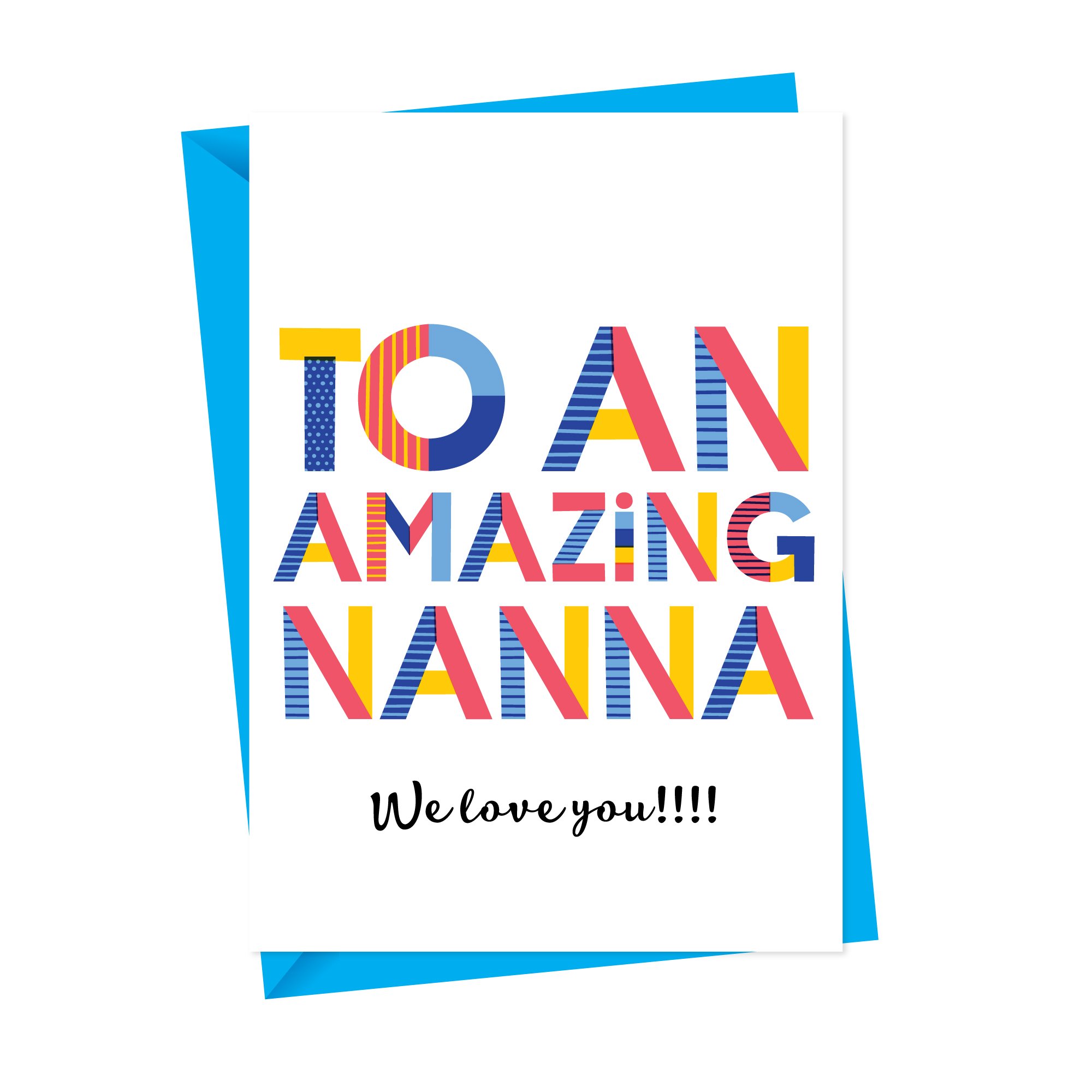 amazing Nan, Nanna, Nanny card