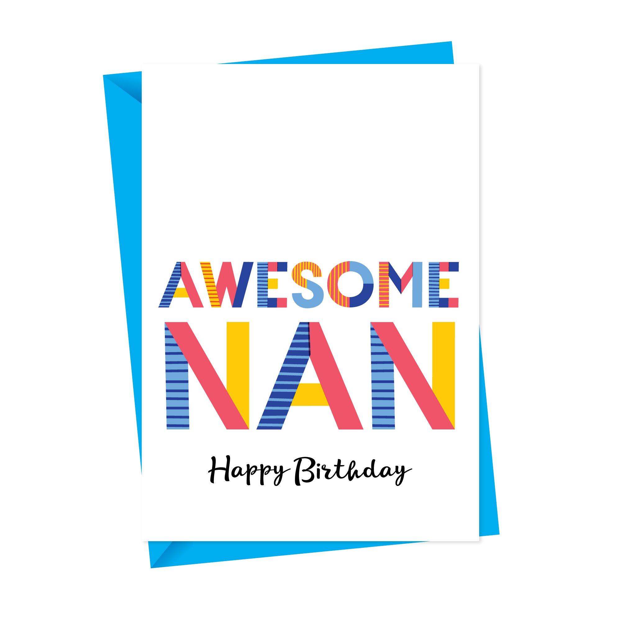 Awesome Nan, Nanna or Nanny Card
