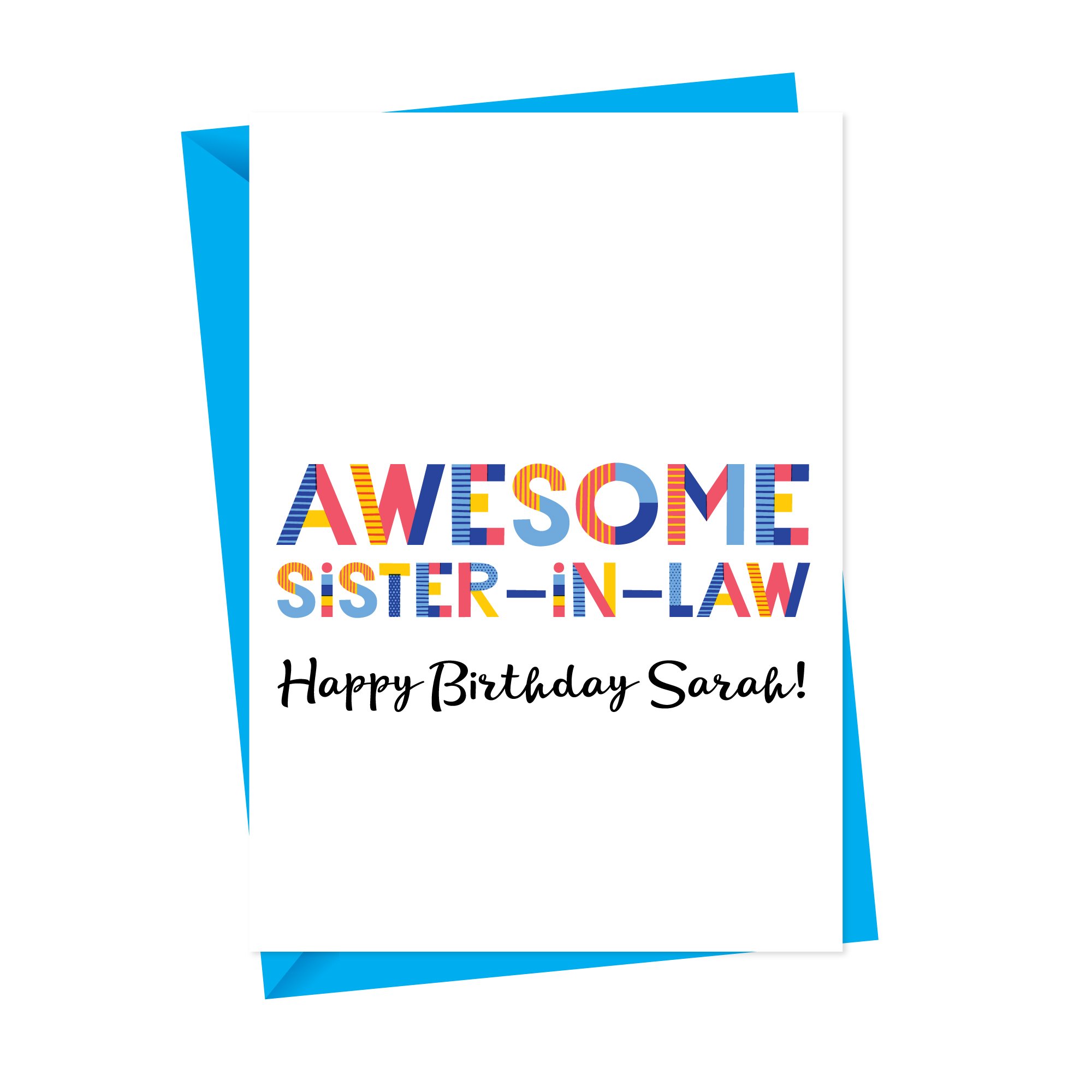 awesome Sister in Law card