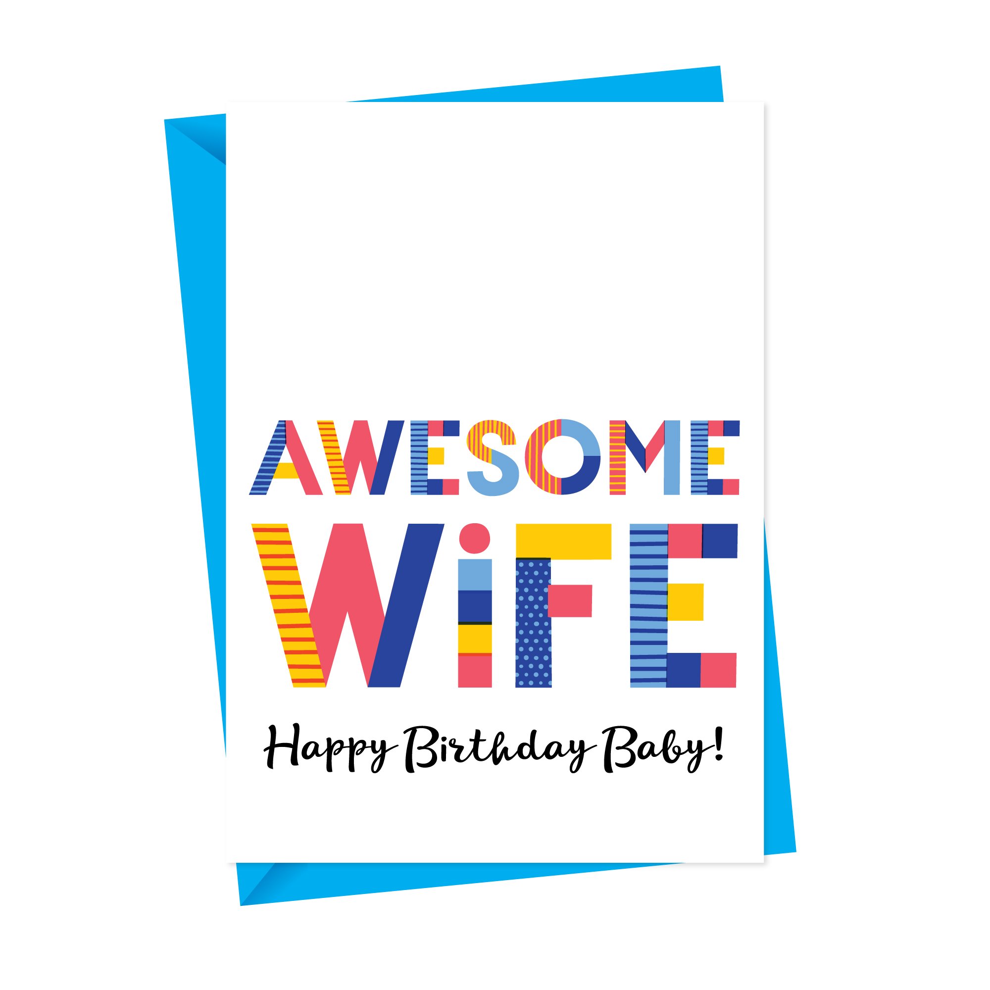 awesome wife card