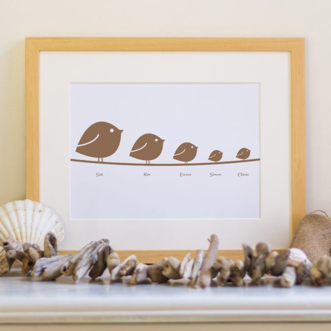 Family of Birds Print