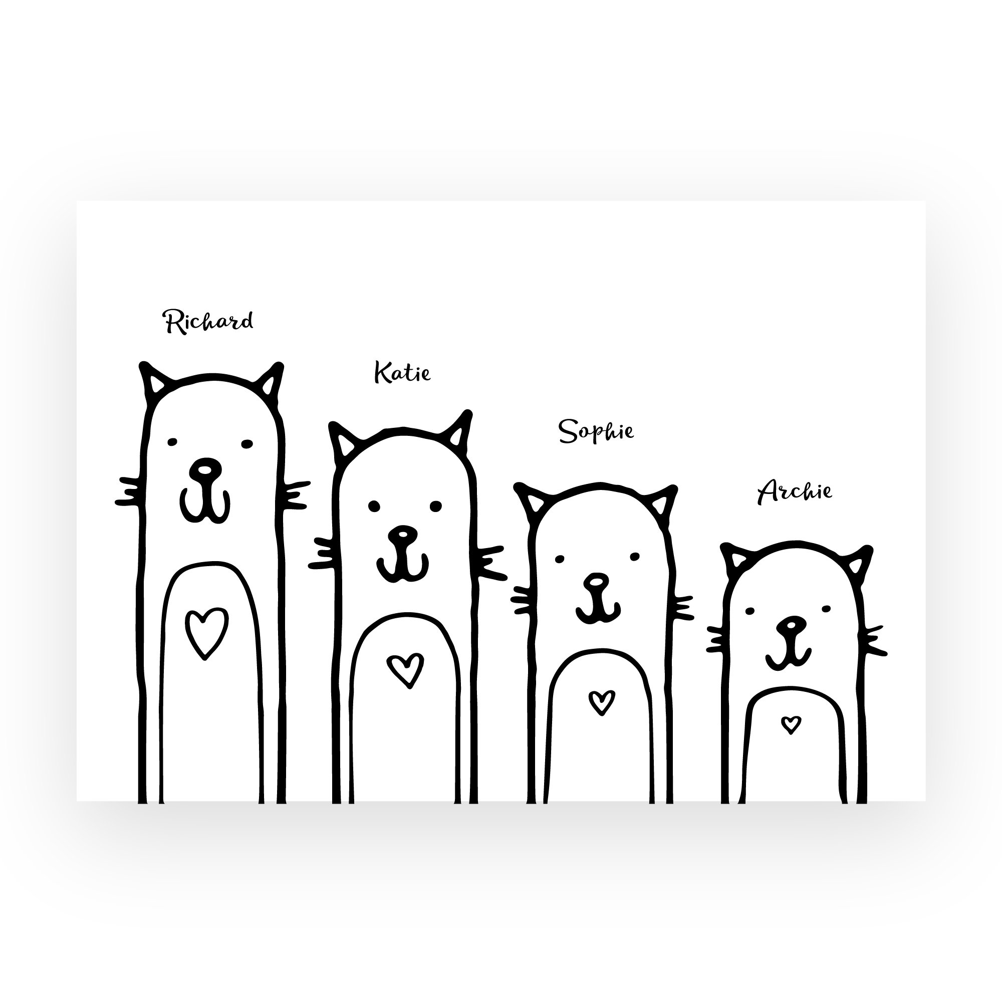 Family-Cats-Print---Rounded-cats