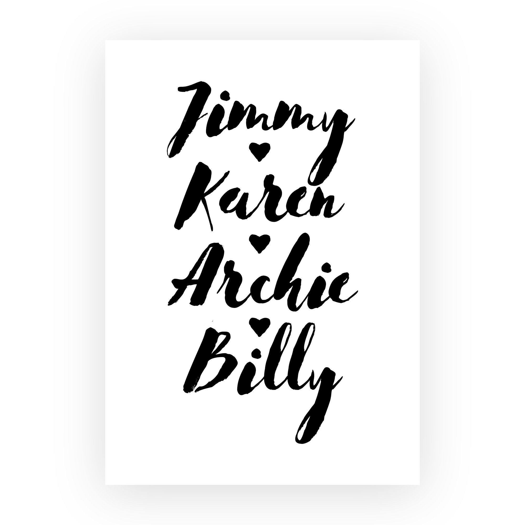 Family-Names-Print---Dip-font