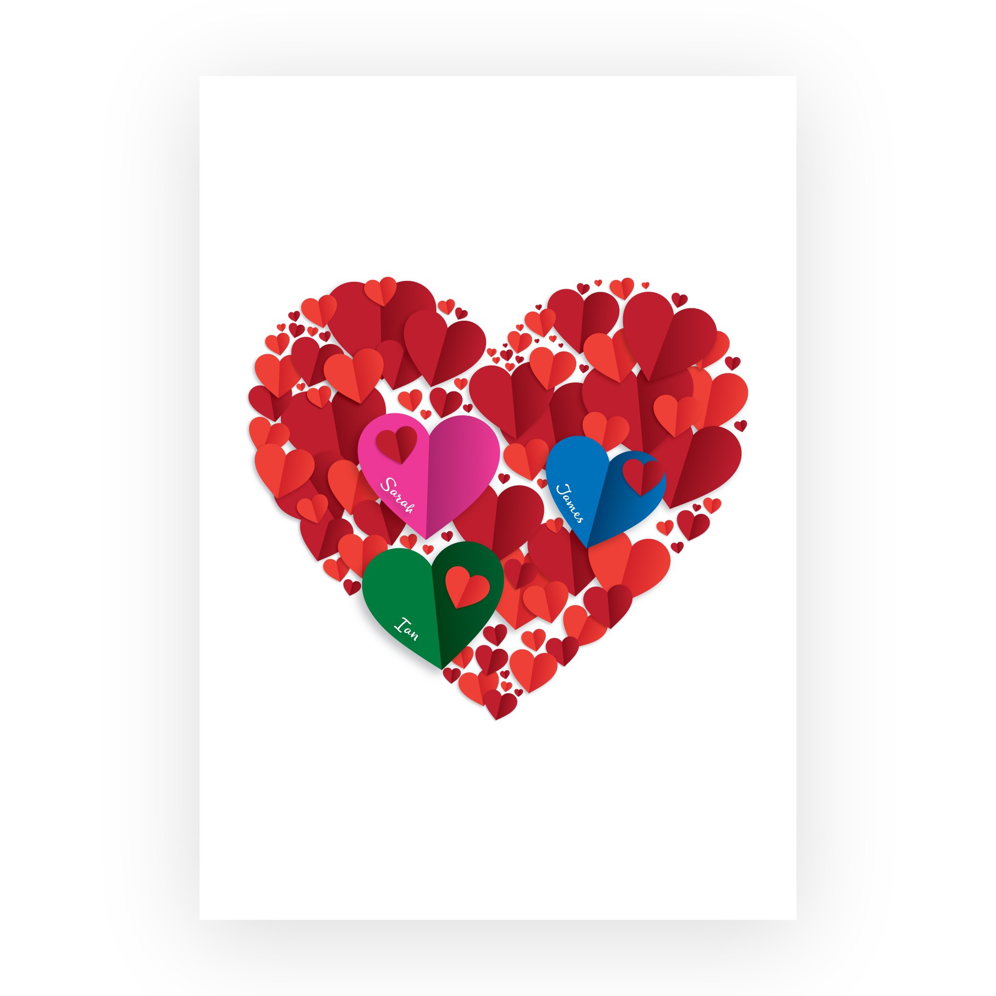 Large-Family-Heart-Vector-Print