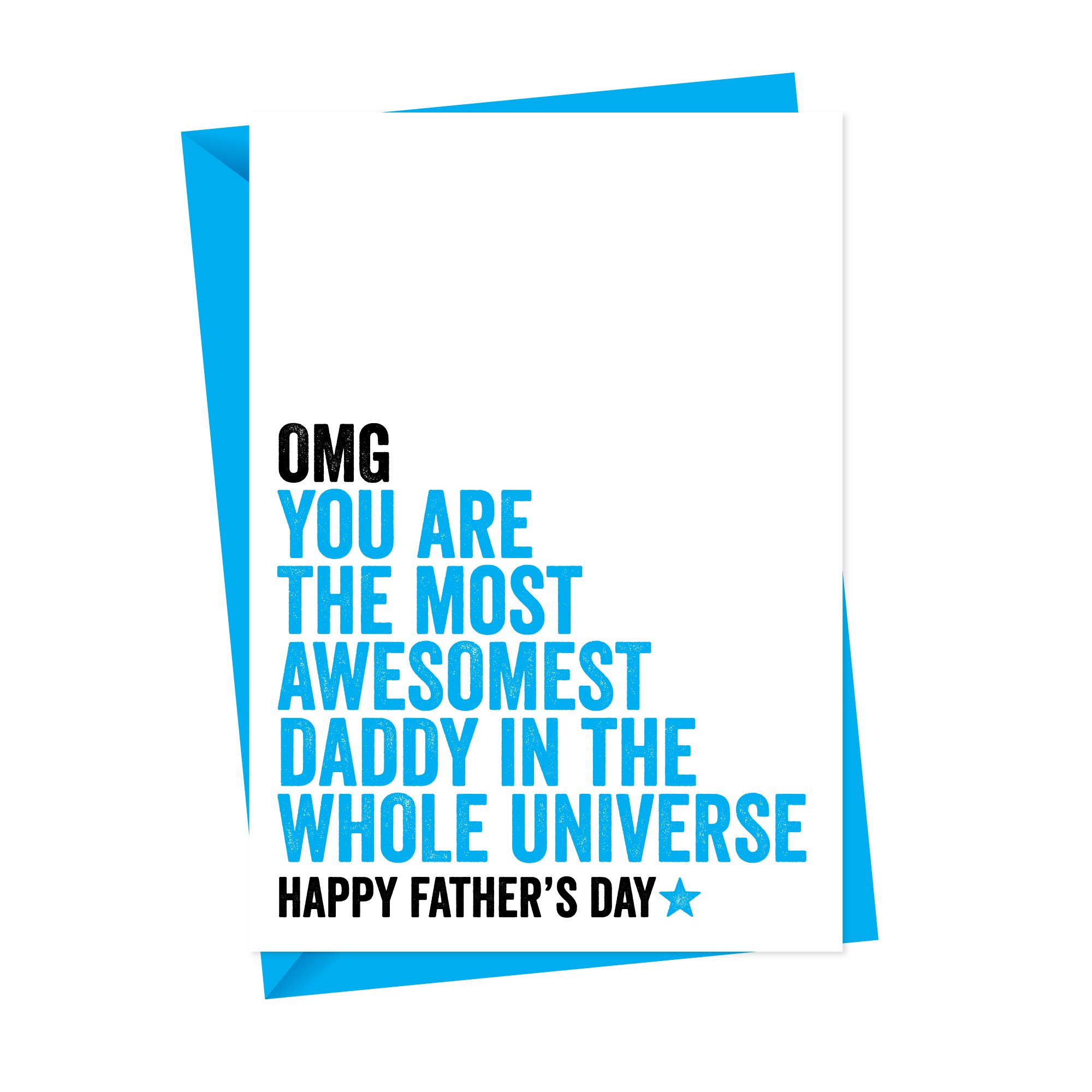 Awesomest Daddy in the Universe Fathers Day Card