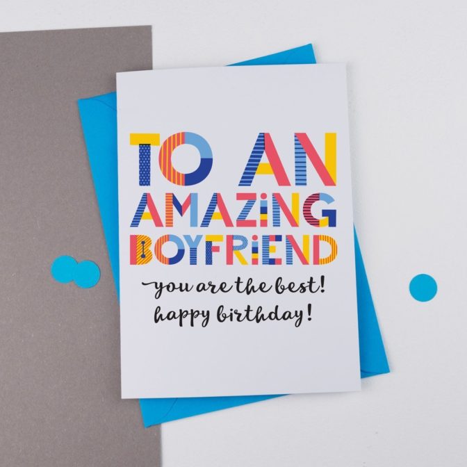 amazing boyfriend card