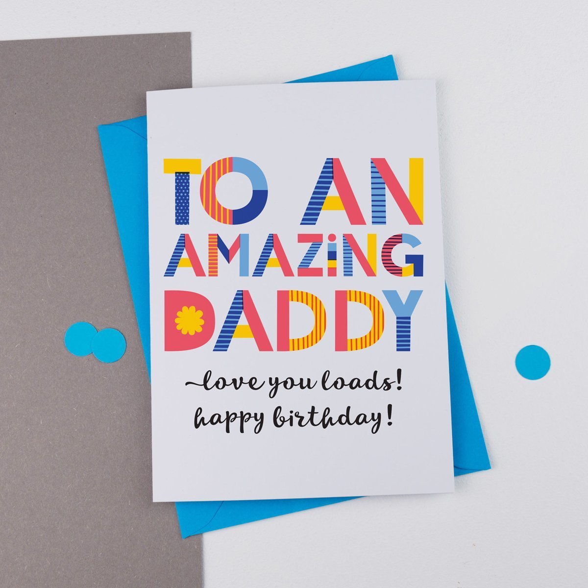 amazing dad or daddy card