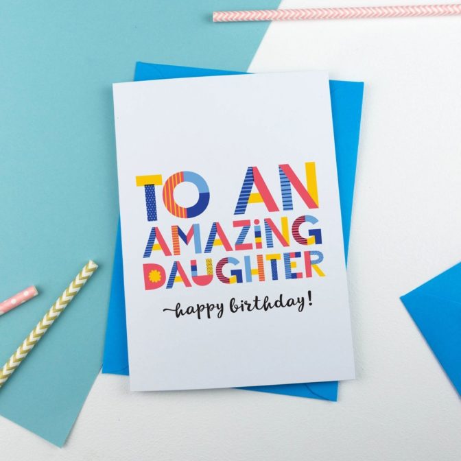 Amazing Daughter card