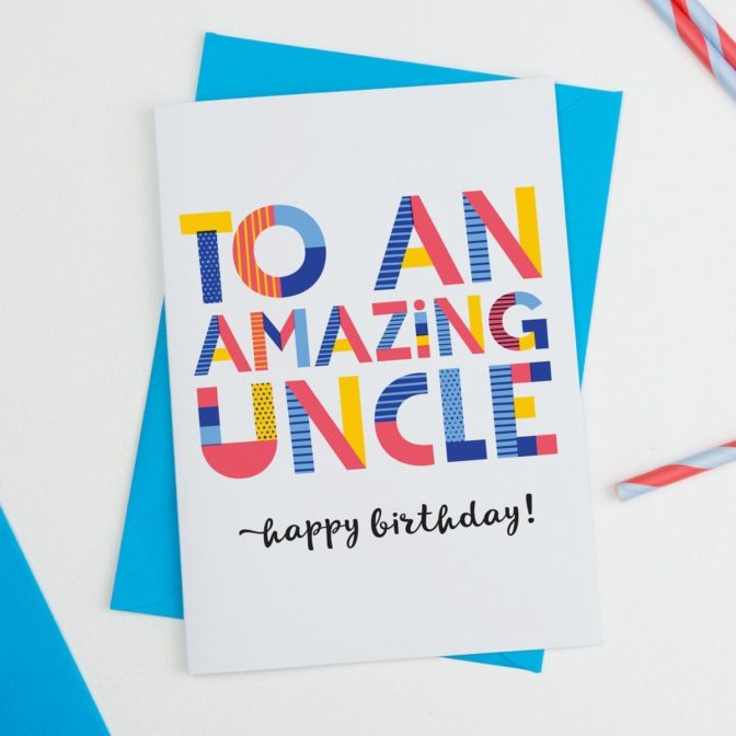 amazing uncle card
