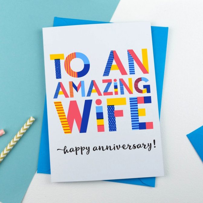 Amazing Wife card