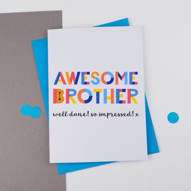 Awesome Brother card