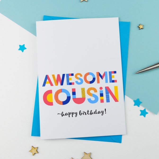 awesome cousin card