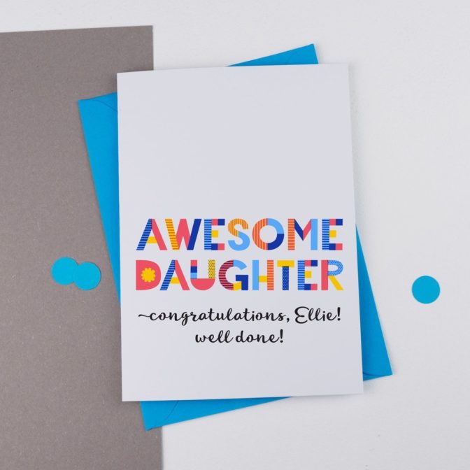 Awesome Daughter Card