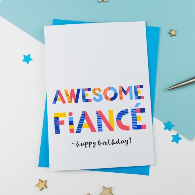 awesome fiance card