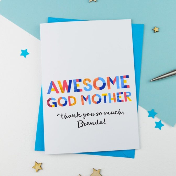 awesome godmother card