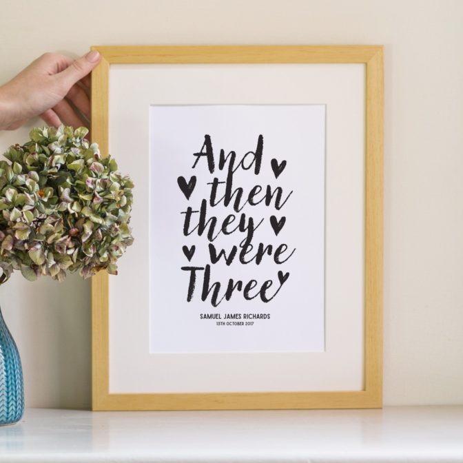 New-Baby-Gift-Print---And-then-there-were-three-natural
