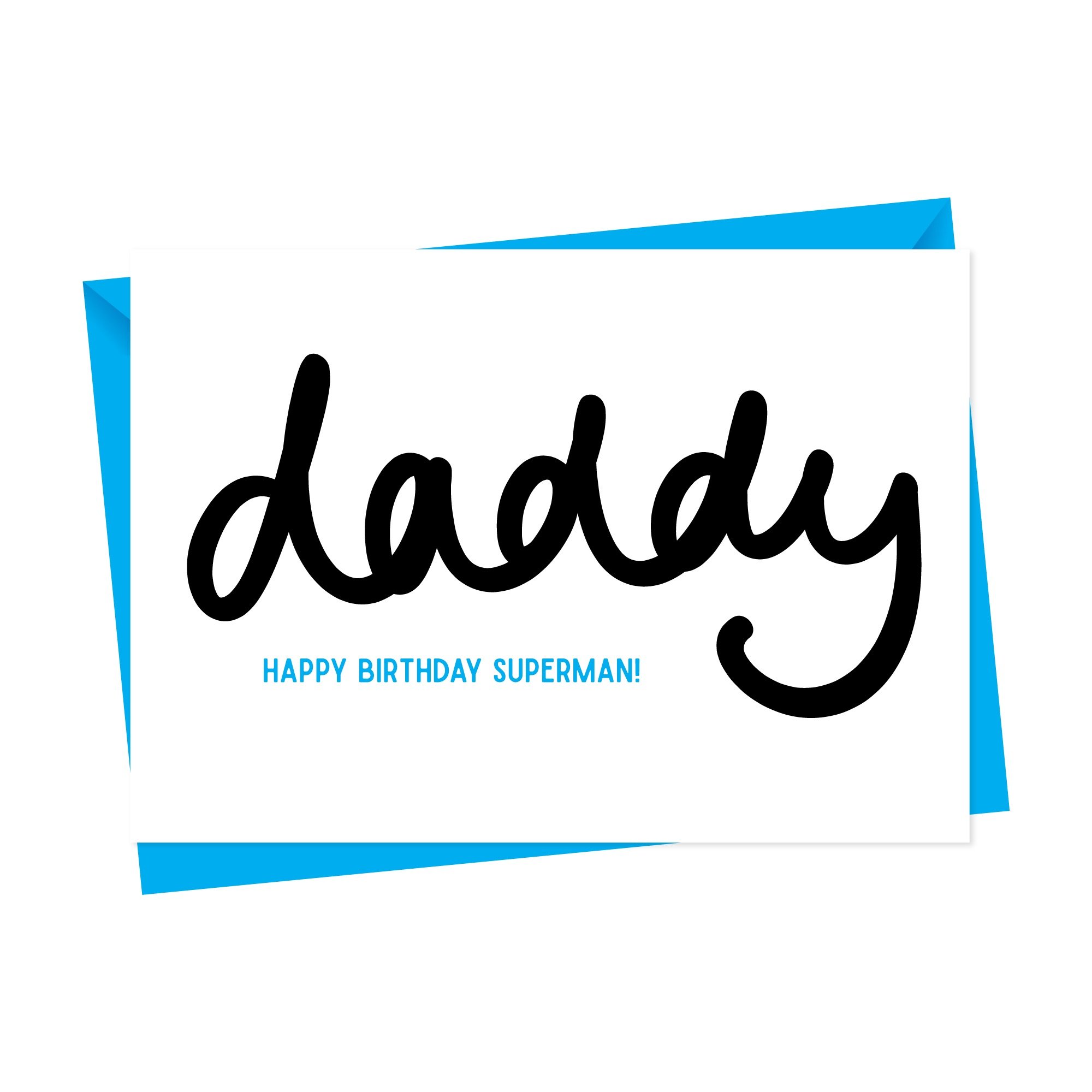 Daddy Sketch Birthday Card