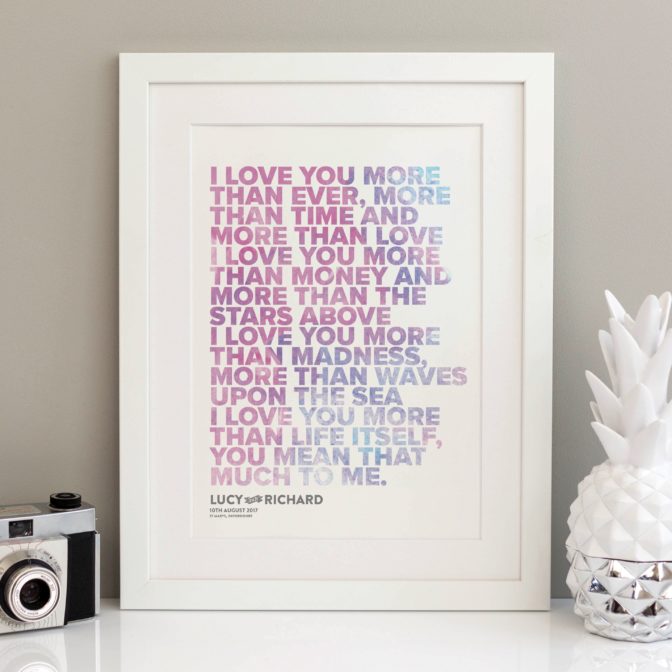 Wedding-Lyric-Print-Watercolour-Purple