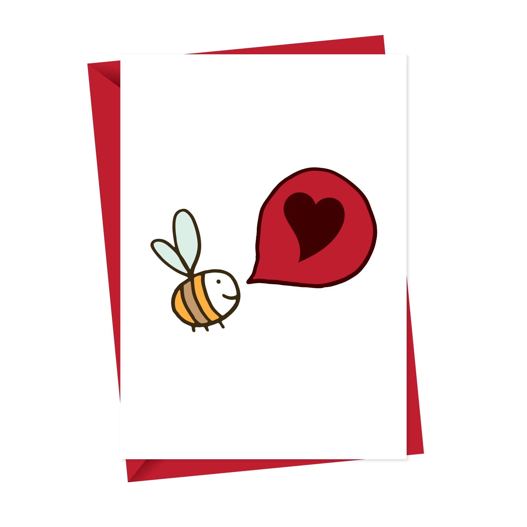 Bee Loved Romantic Card