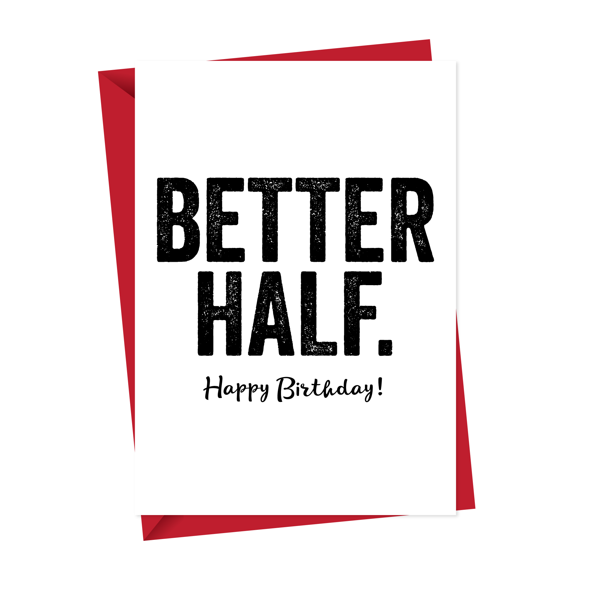 Better Half Wife Birthday Card