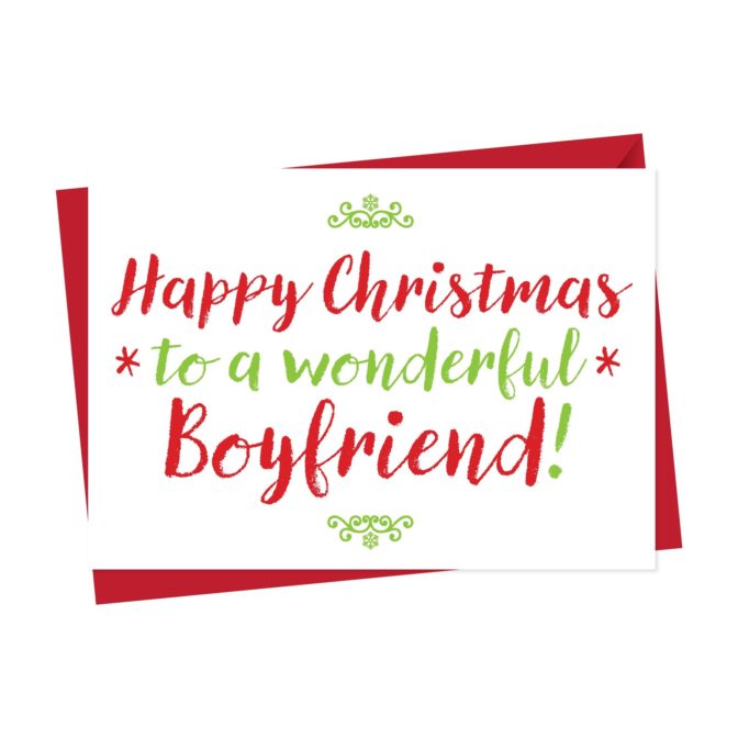 Christmas Card For Wonderful Boyfriend Or Girlfriend