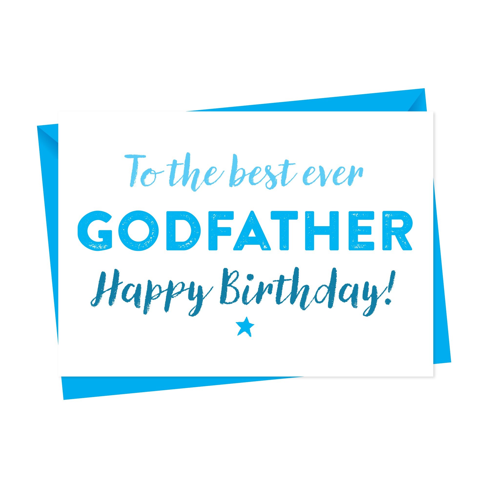 Canvas Birthday Card For Godfather