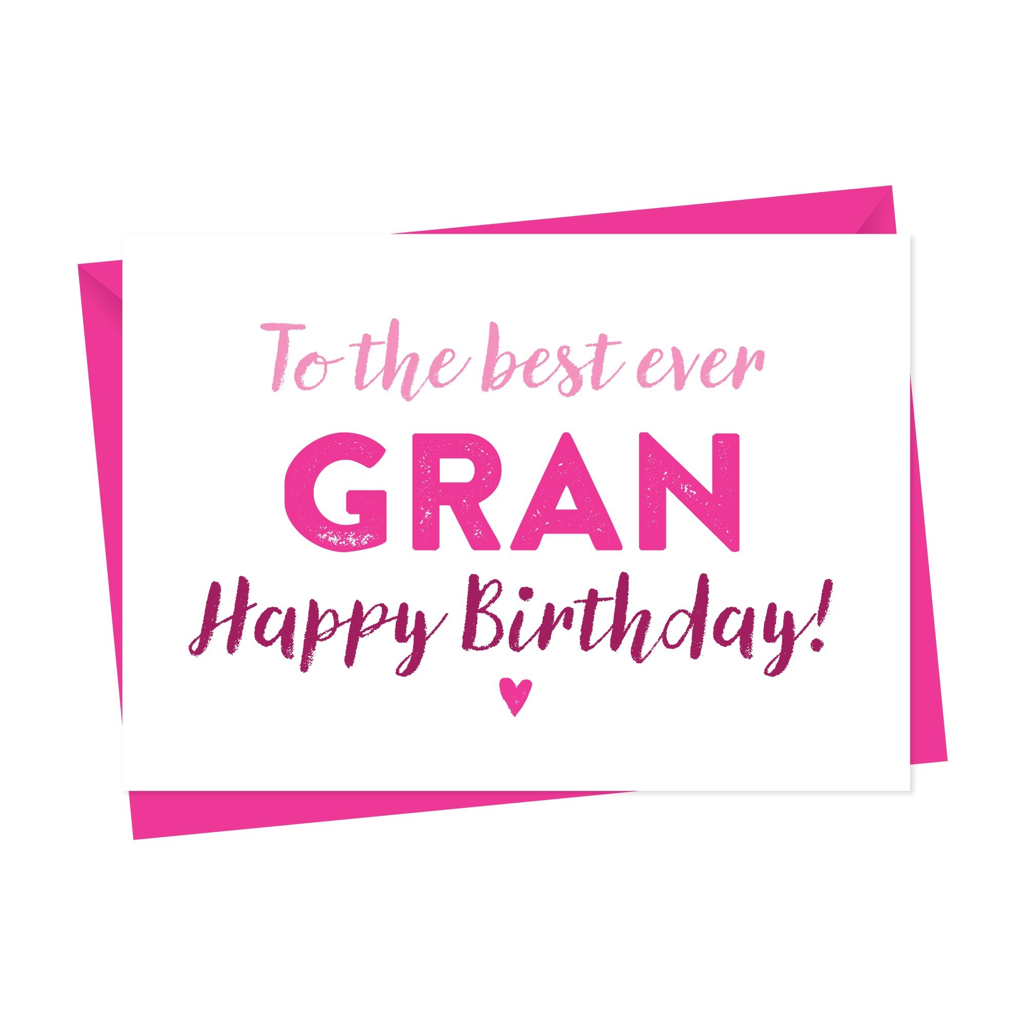 Birthday Card for Gran, Nan, Nanny, Granny, Grandma