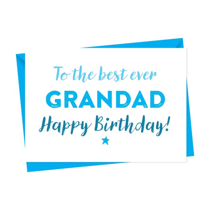 Canvas Birthday Card For Gramps
