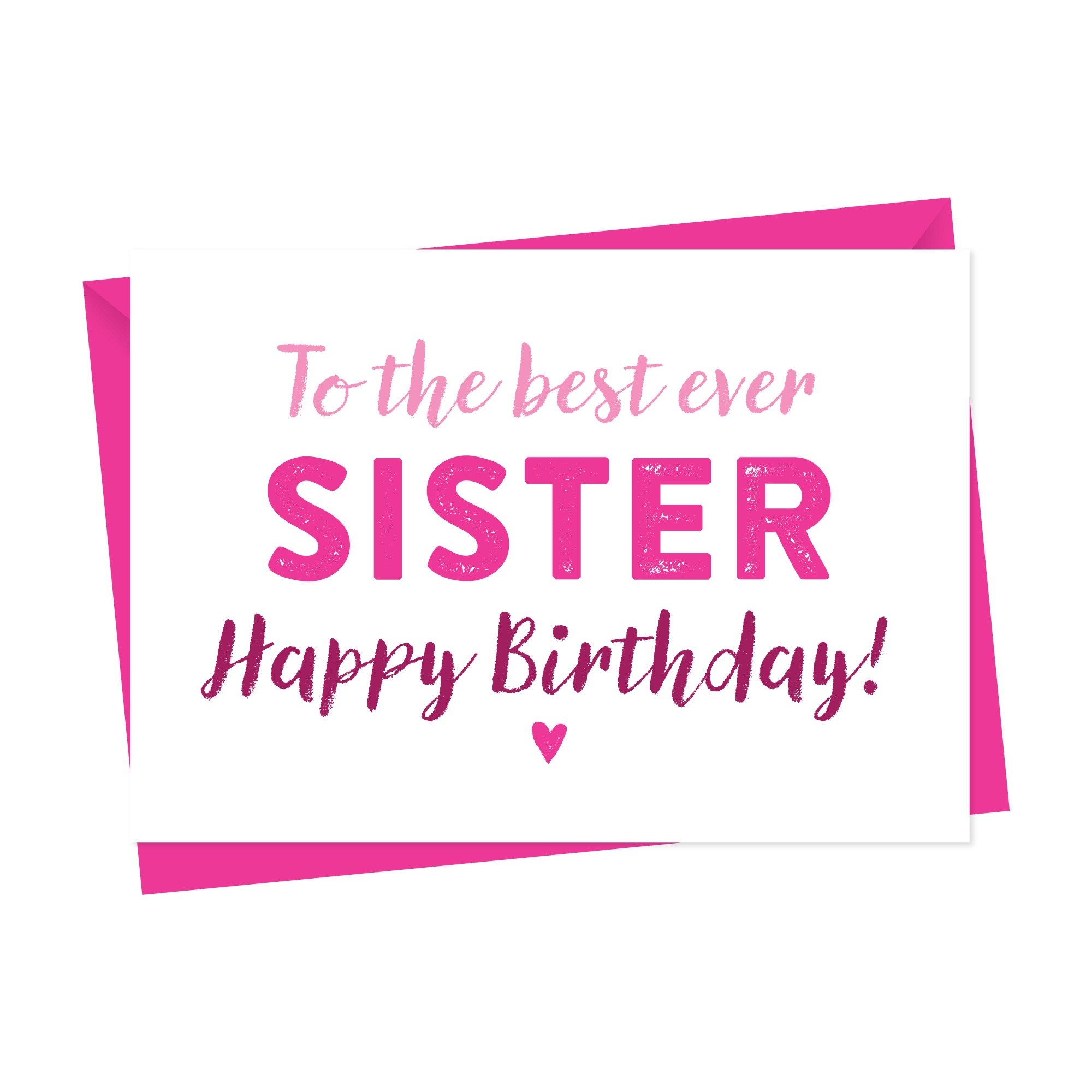 Birthday Card For Sister