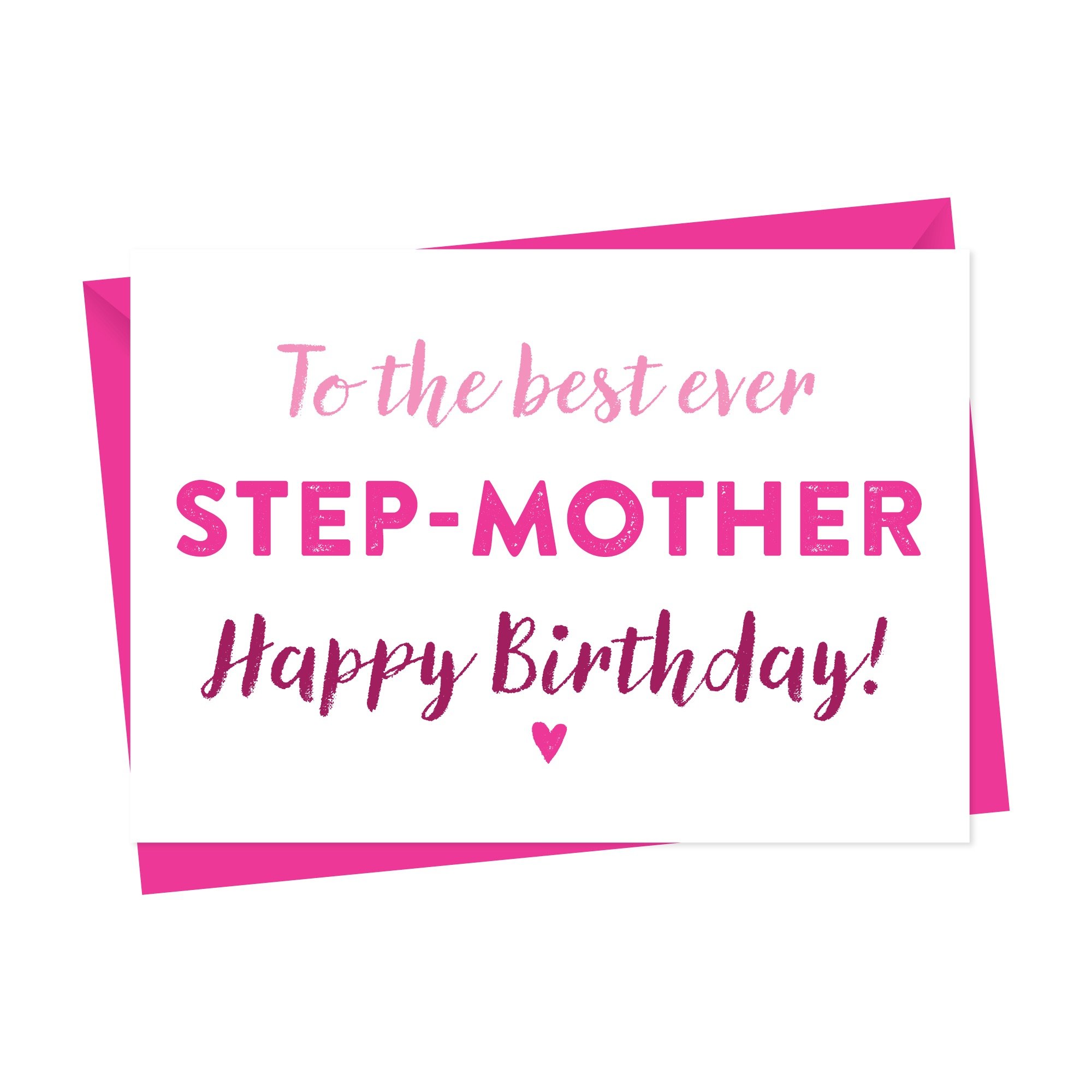 Birthday Card For Step mum or Mother