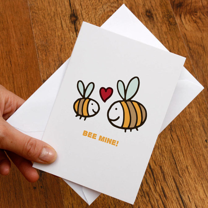 Bee Mine Romantic Card