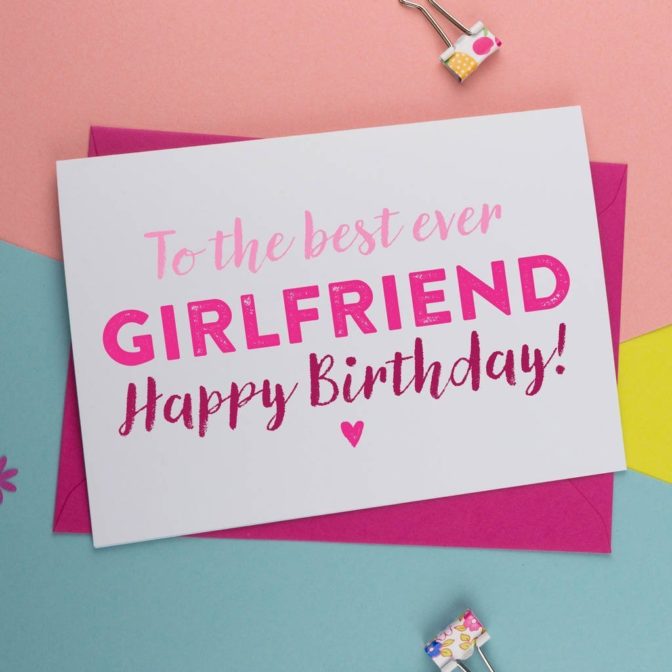 Birthday Card For Girlfriend