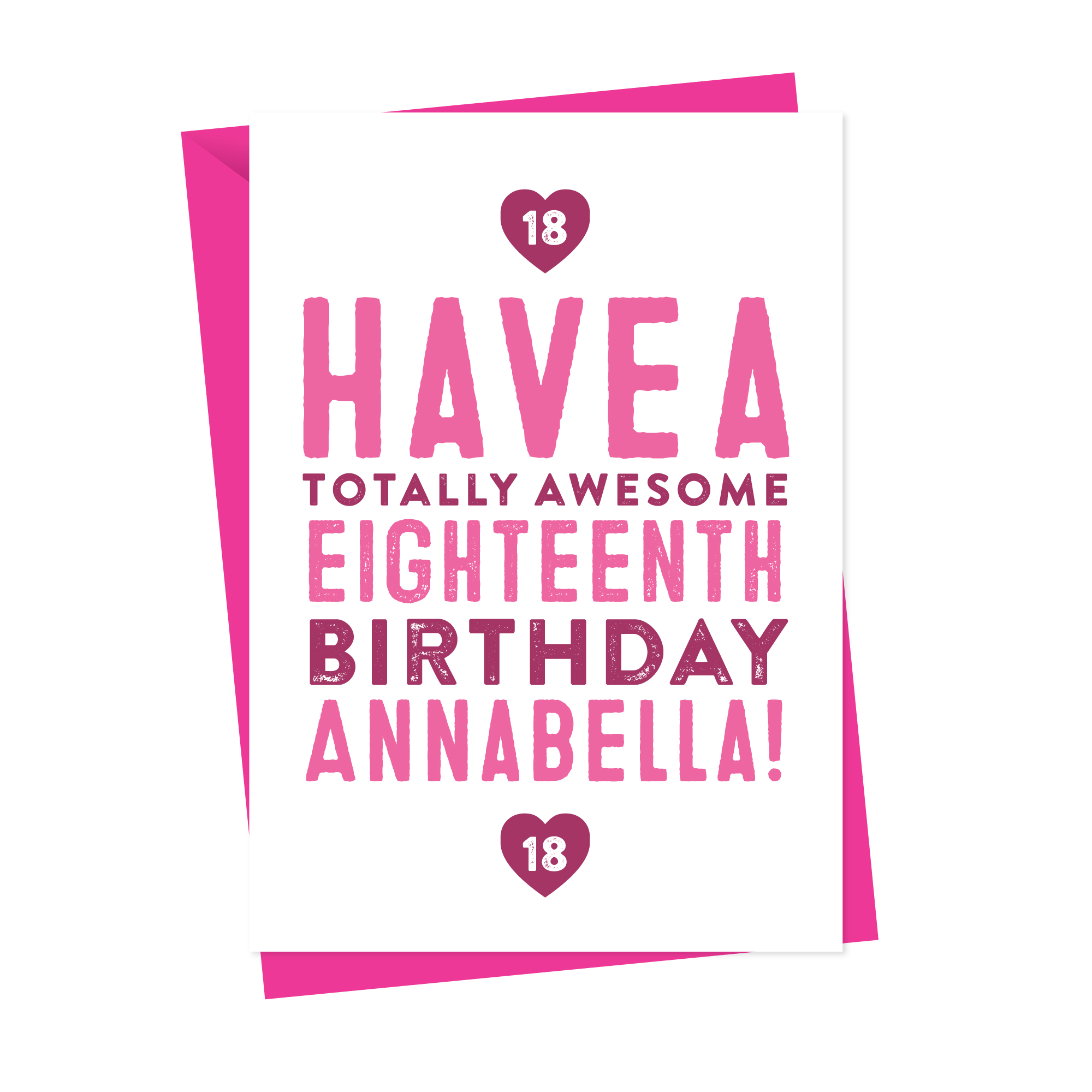Awesome Birthday Card Personalised