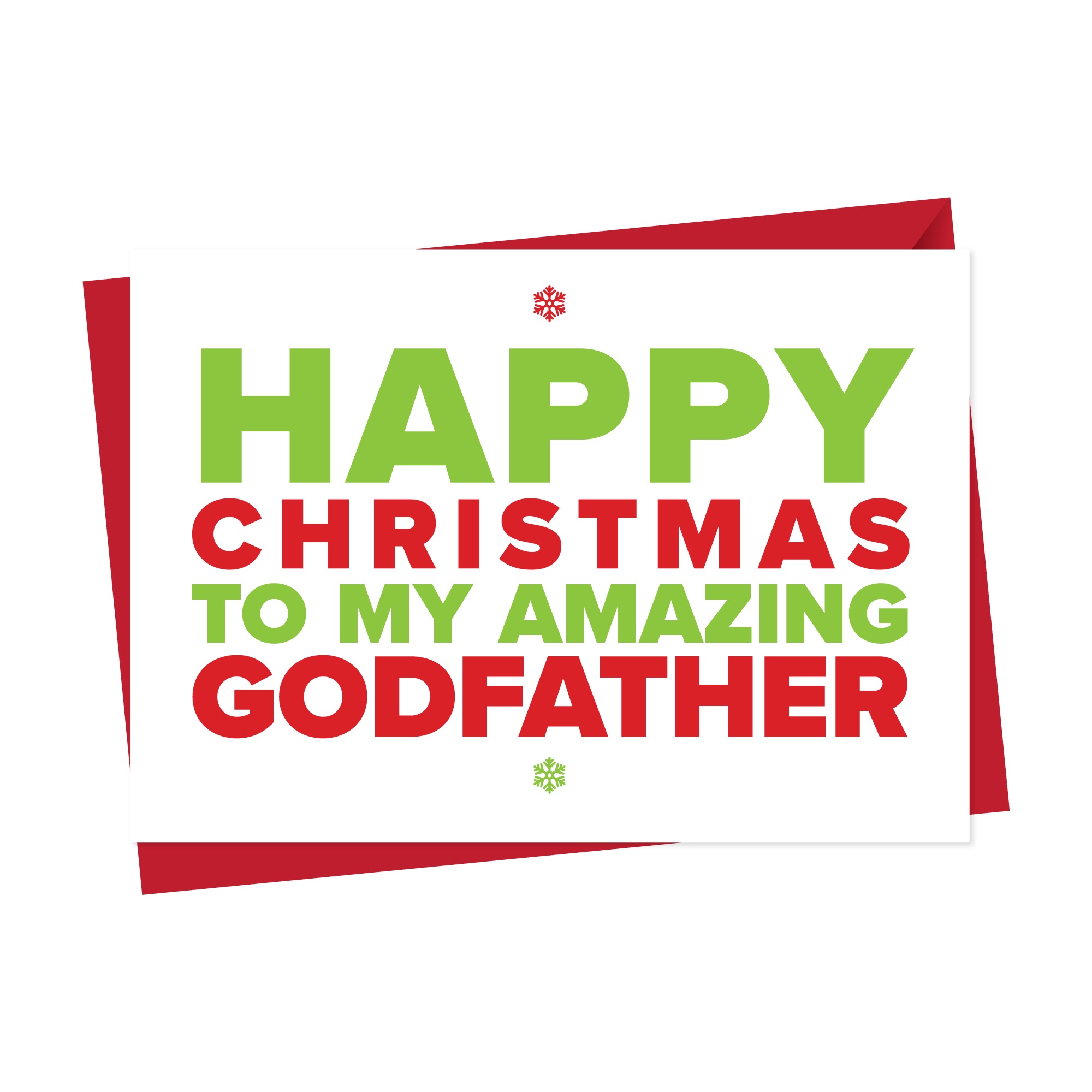 Christmas Card for An Amazing Godfather