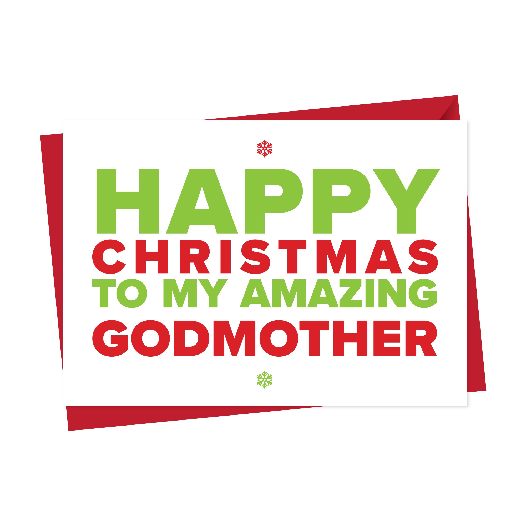 Christmas Card for An Amazing Godmother
